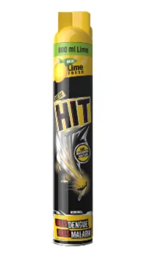 Black Hit Anti Mosquito Aerosol Spray Lime Fresh 800 ml