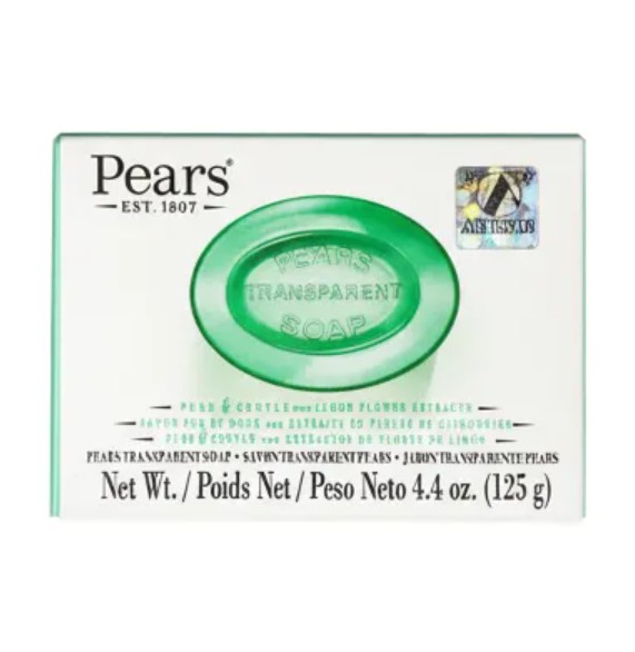 Pears Transparent Soap With Lemon Flower Extracts 125 gm