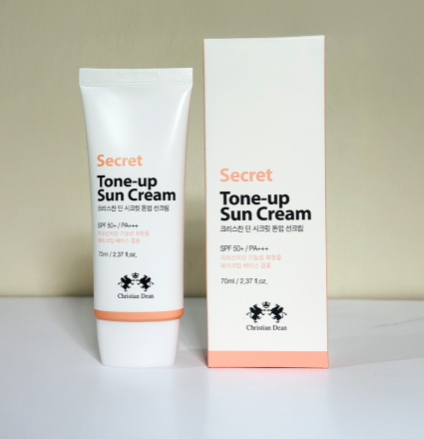 Secret tone up sun screChristian Dean Secret Tone-up Sun Cream SPF50+/PA+++ 70 mlen