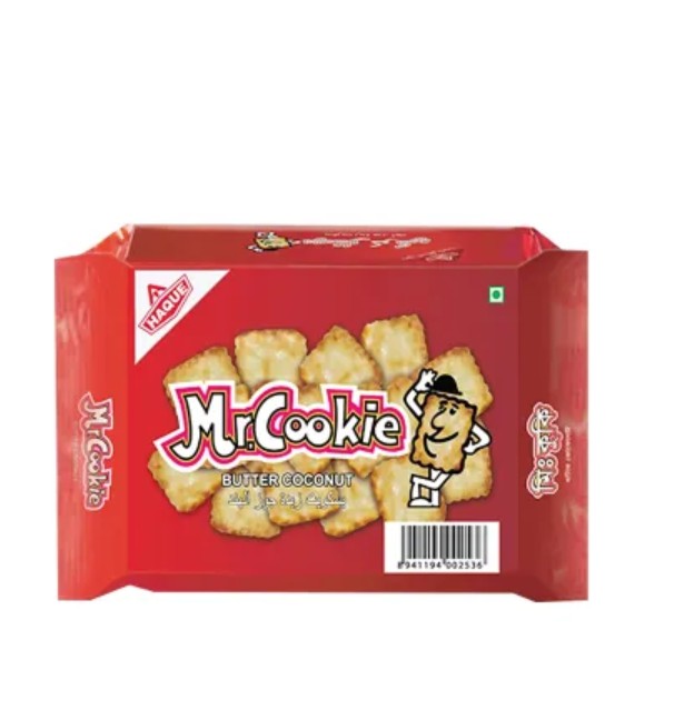 Haque Mr. Cookie Butter Coconut Biscuit 175 gm
