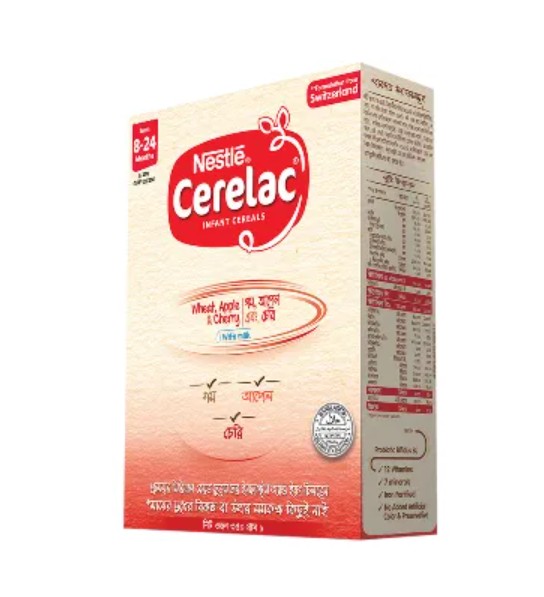 Nestle Cerelac 2 Apple & Cherry Baby Food (8 M+) 350 gm